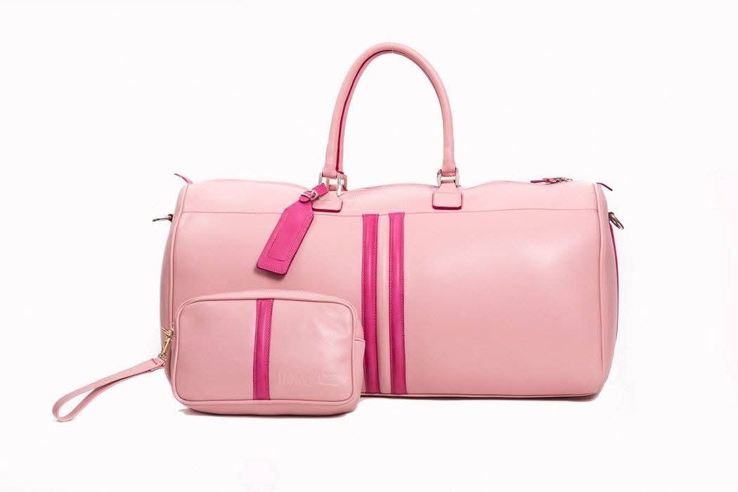 Pink Travel Bag by Iana Heel