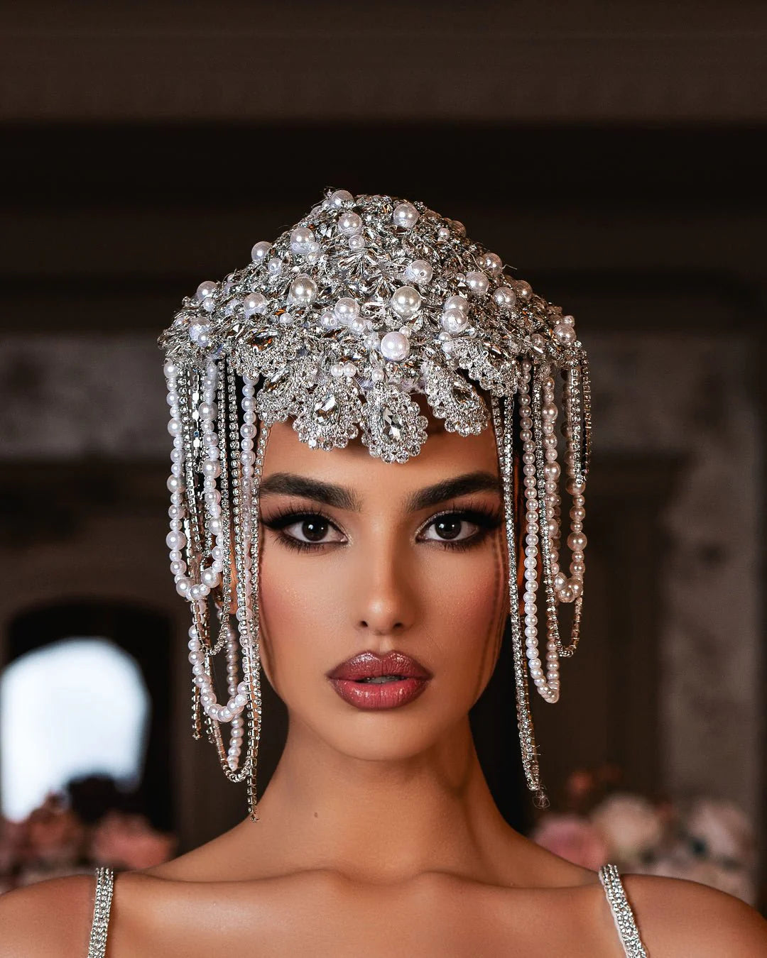 Losié Bridal Dress with Crystals and Tulle