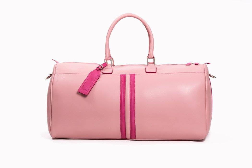 Pink Travel Bag by Iana Heel