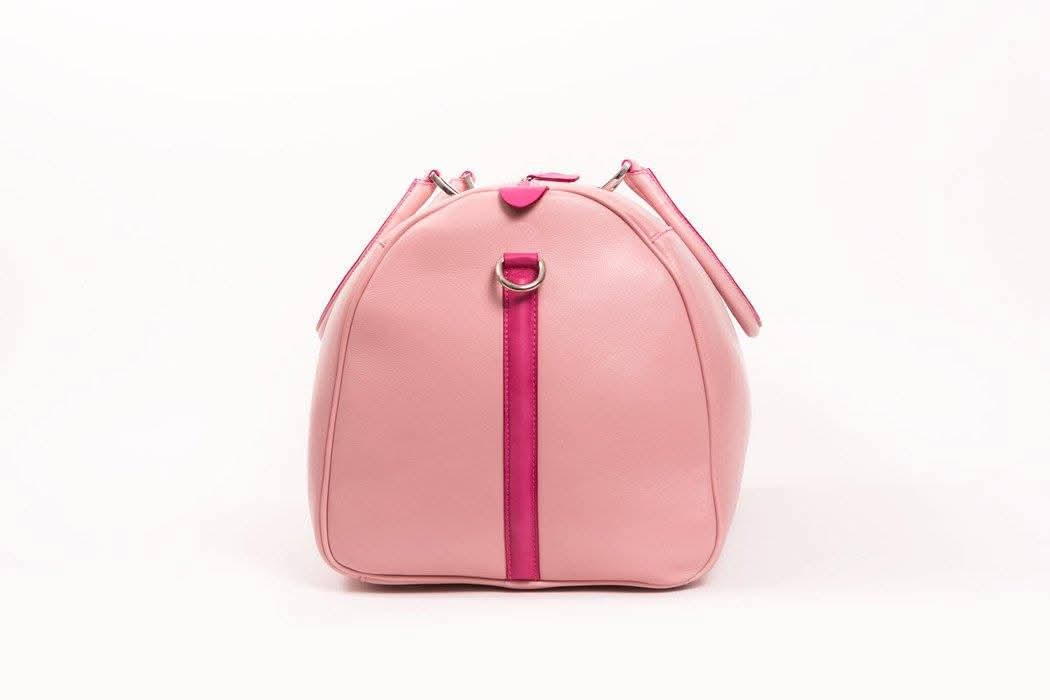 Pink Travel Bag by Iana Heel